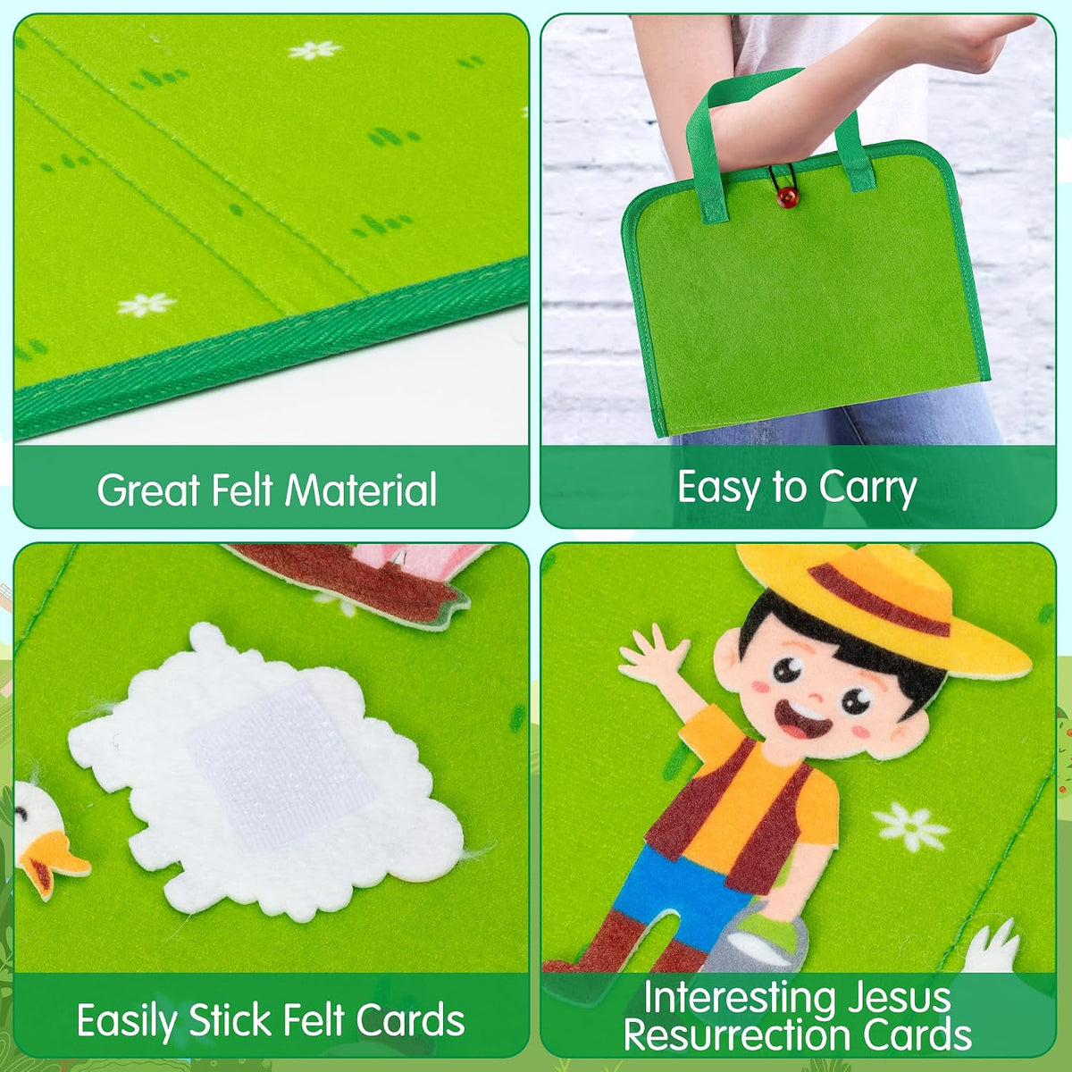 Travel Felt Board Story Set - 25PCS