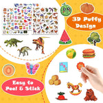 12 Pack Reusable Sticker Book 600+ Stickers