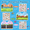 12 Pack Reusable Sticker Book 600+ Stickers